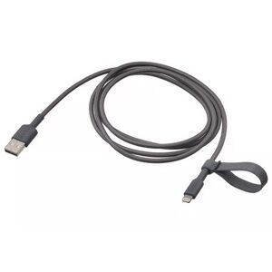 IKEA LILLHULT USB-A To Lightning, Dark Gray, 4'11" (805.812.69)‎ NEW